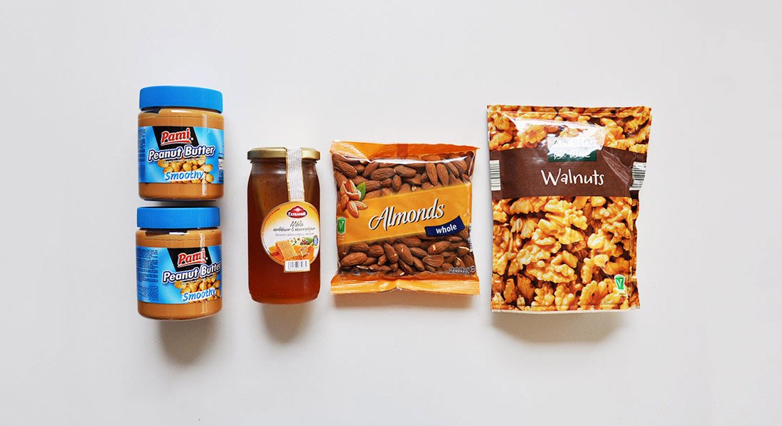 Healthy Eating on a Budget - Cupboards: peanut butter, tuna, beans, mushrooms, tomatoes, honey and nuts Healthy Eating on a Budget - Healthy Eating on a Budget - Cupboards: peanut butter, tuna, beans, mushrooms, tomatoes, honey and nuts
