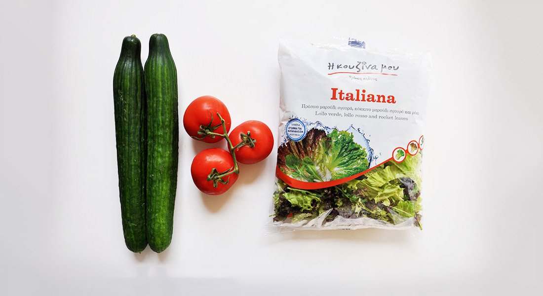 Healthy Eating on a Budget - Default vegetables: tomatoes, cucumbers and fresh mixed greens Healthy Eating on a Budget: Default vegetables: tomatoes, cucumbers and fresh mixed greens